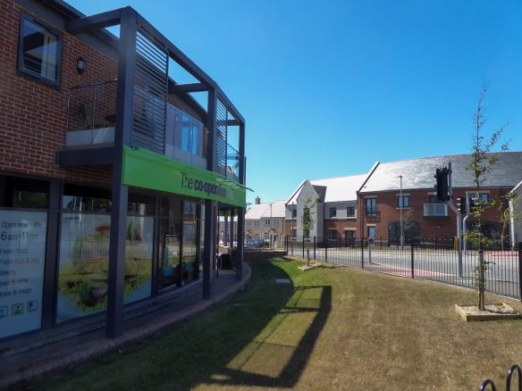 Supermarket and housing