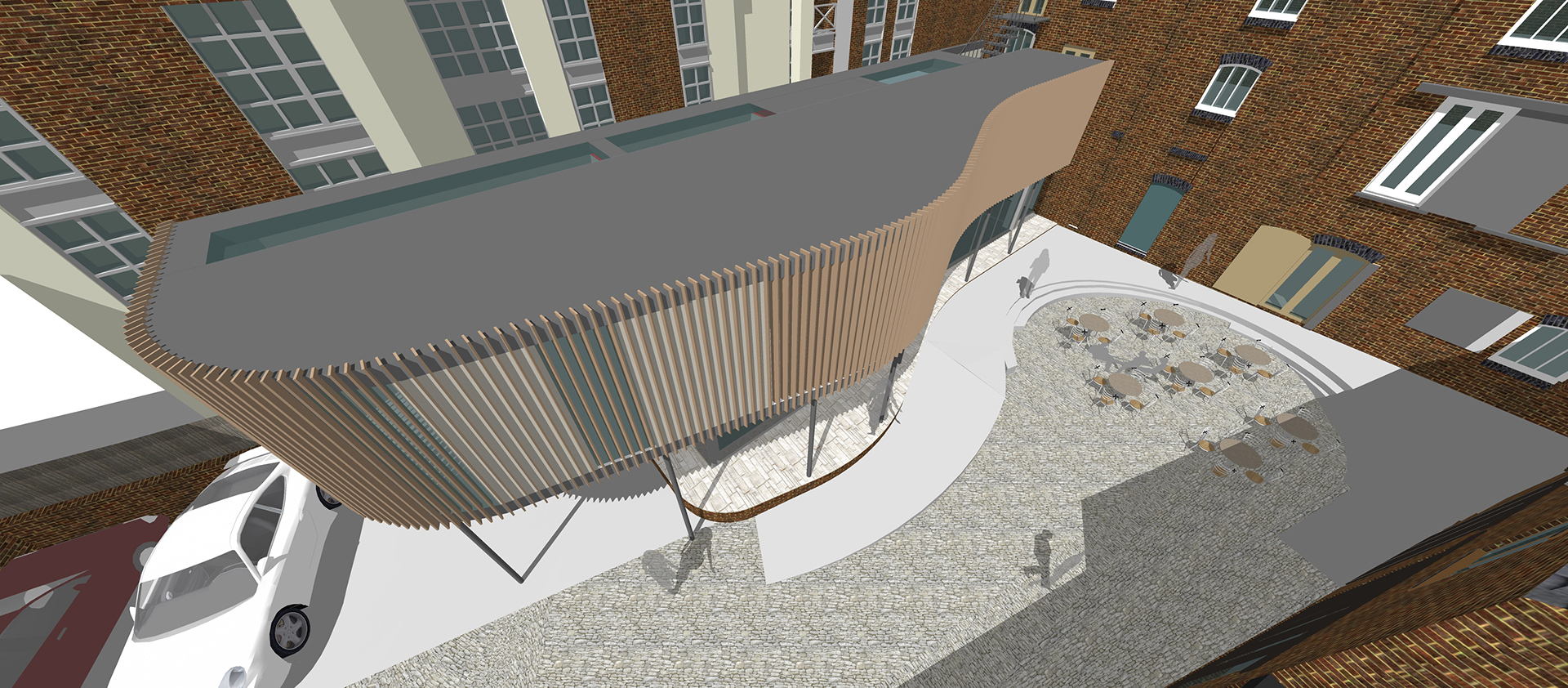 aerial view of 3D visual proposal