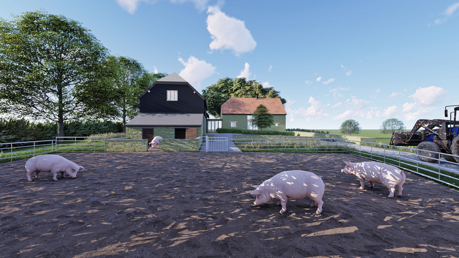 visual of q conversion with with pig dairy